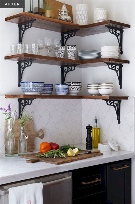 These diy kitchen shelves turned out to be the easiest project we've tackled since moving into our new home, and i truly love how they turned out! 75 Amazing Tiny House Kitchen Design Ideas | Kitchen ...