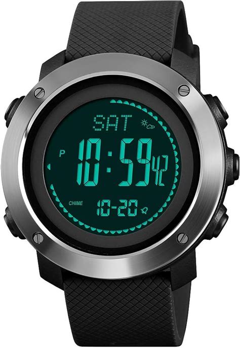 Skmei Reloj Deportivo Digital De Pulsera Para Hombre Reloj Militar Resistente Al Agua Br Jula