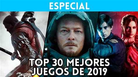 Los Mejores Juegos De 2019 Top 30 Goty 2019 Youtube