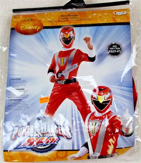 Disguise Red Ranger Power Rangers Rpm Costume Size X Gem