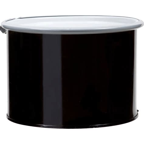 5 Gallon Steel Drum Black Un Rated Unlined Cover Wbolt Ring And Gasket