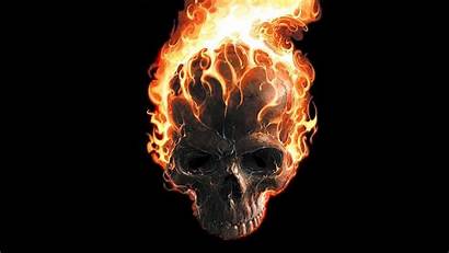 Skull Fire Wallpapers Ghost Rider Background Burning