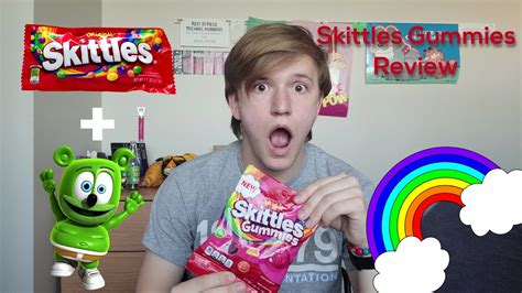 skittles gummies review youtube