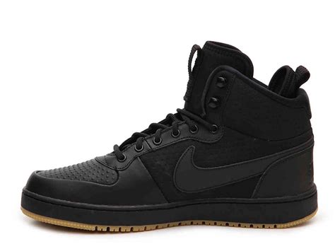 Nike Leather Ebernon High Top Sneaker In Black For Men Lyst
