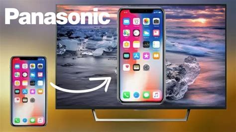 How To Mirror Your Iphone To A Panasonic Tv Youtube