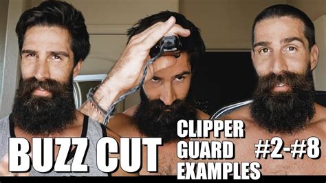 As long as you aren't getting fancy with fading or trying to etch cat scratches above your ears, then giving yourself a buzz. DIY BUZZ CUT (EXAMPLES OF CLIPPER GUARDS #2-#8) - YouTube