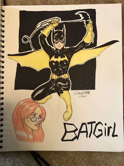 Batgirl Batgirl Superhero Sketches