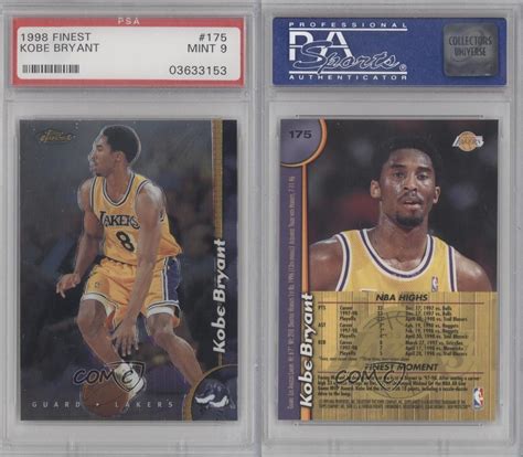 We did not find results for: 1998-99 Topps Finest #175 Kobe Bryant PSA 9 Los Angeles Lakers Basketball Card | eBay