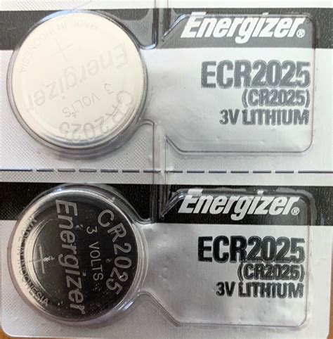 2 Energizer Cr2025 2qt Ecr2025 Dl2025 Battery