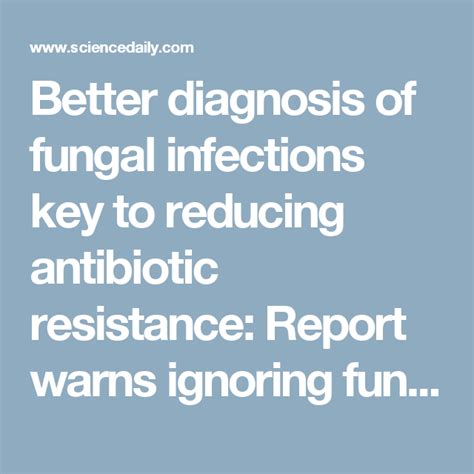 Better Diagnosis Of Fungal Infections Key To Reducing Antibiotic