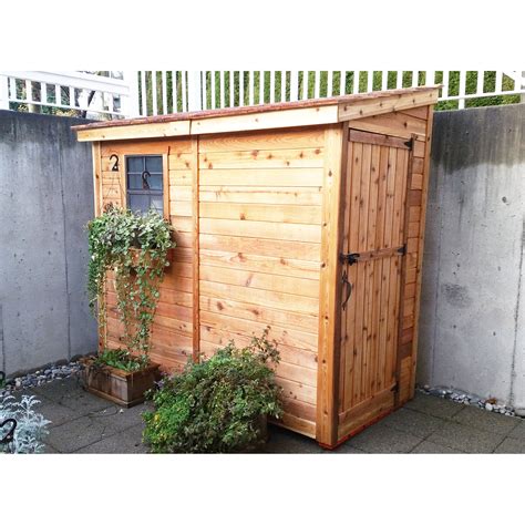 Spacesaver 8 Ft W X 4 Ft D Wood Lean To Shed Wayfair