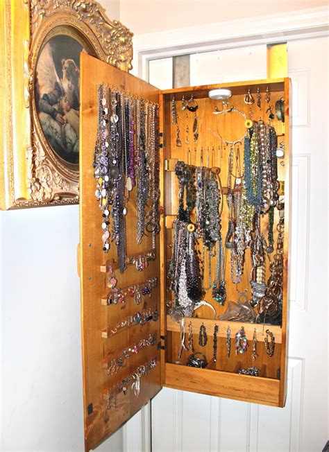 Crafty Life And Style Hanging Jewelry Cabinet
