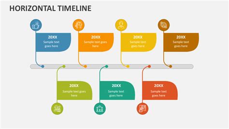 Horizontal Timeline Powerpoint Presentation Slides Ppt Template