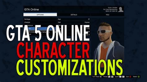 How To Customize Your Gta Online Character