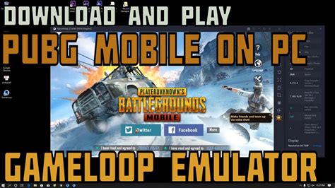 How To Download And Play Pubg Mobile On Pc Laptop With Gameloop Emulator Youtube