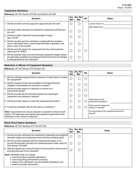 Form 2040 Download Fillable Pdf Or Fill Online Cmpas Copay Worksheet