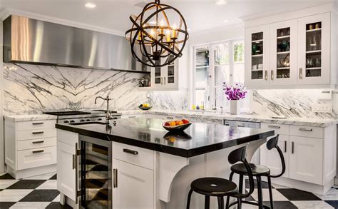 White kitchen with black countertops kitchen renovation home. A Countertops' Counterpart: Kitchen Cabinets - Best Online ...