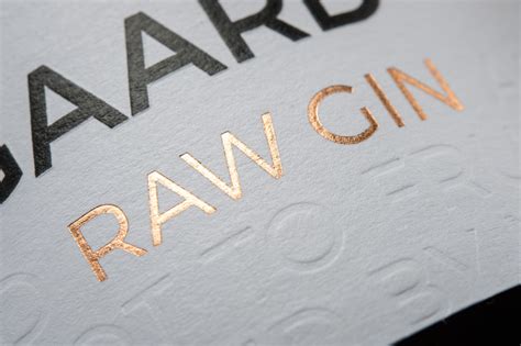 Kongsgaard Gin Raw Gin Label Designed By Bettina Kongsgaard And Proudly