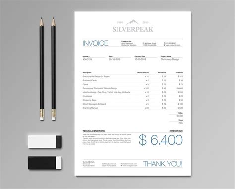 35 Creative Invoices Designed To Leave A Good Impression On Clients