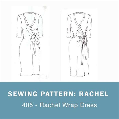 Mariadenmark 405 Rachel Wrap Dress Sewing Pattern Wrap Dress