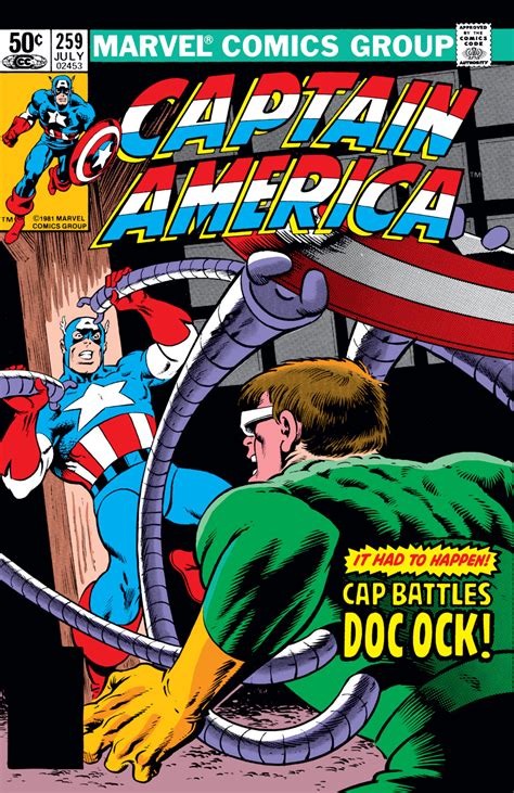 Captain America Vol 1 259 Marvel Database Fandom