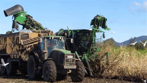 John Deere Ch570 Sugar Cane Harvester Youtube
