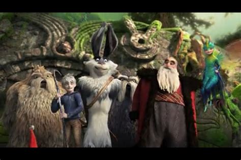 Jack Frost With Easter Bunny And Santa Rise Of The Guardians Legend