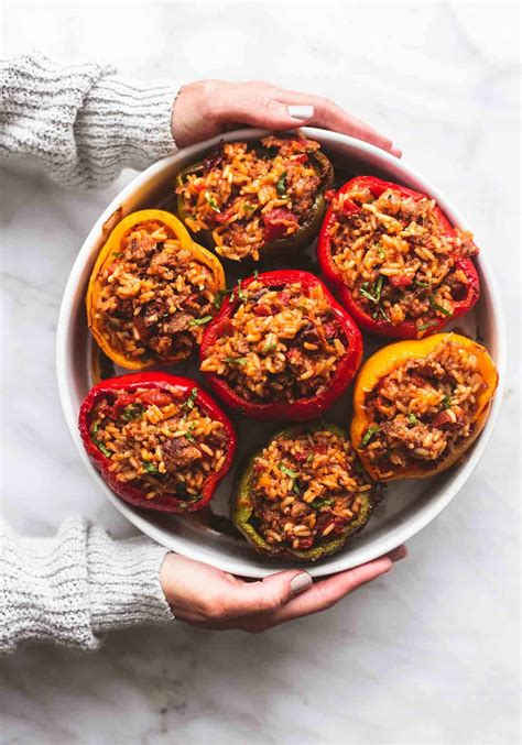 stuffed peppers with beef and sausage clark ganythat