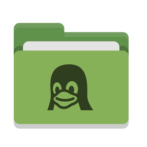 Folder Hijau Linux File Dan Folder Icons