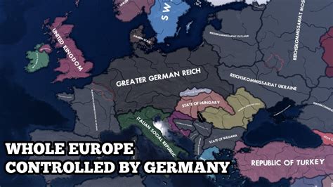 What If Germany Controlled All Of Europe Hoi4 Thousand Week Reich Timelapse Youtube