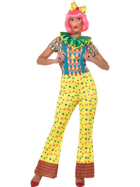 ladies giggls the clown fancy dress costume 47350