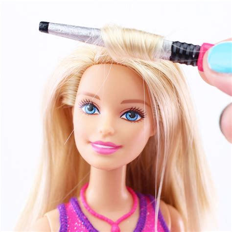 How To Make Diy Miniature Doll Hair Curler For Barbie Doll Doll Hair Barbie Diy Barbie