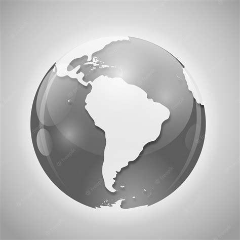 Globe avec Mail Vector Illustration | Vecteur Premium