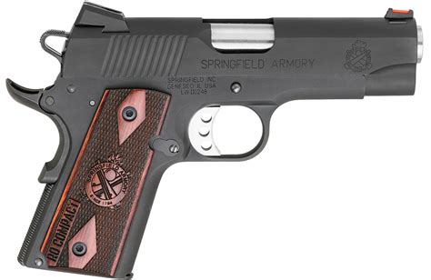 Springfield 1911 Range Officer Compact 45acp With Fiber Optic Sight
