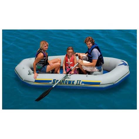 Intex Seahawk Ii Boat Inflatable Raft Set 68377ep