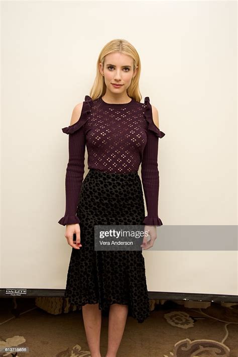 Emma Roberts At The Scream Queens Press Conference At The Four Nachrichtenfoto Getty Images