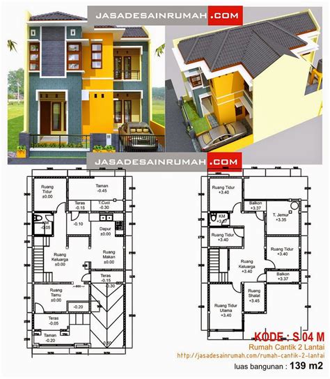 Ukuran tanah 6 x 15 meter biasanya berupa tanah kavling. Gambar Desain Rumah Minimalis 2 Lantai Ukuran 6 X 15 ...