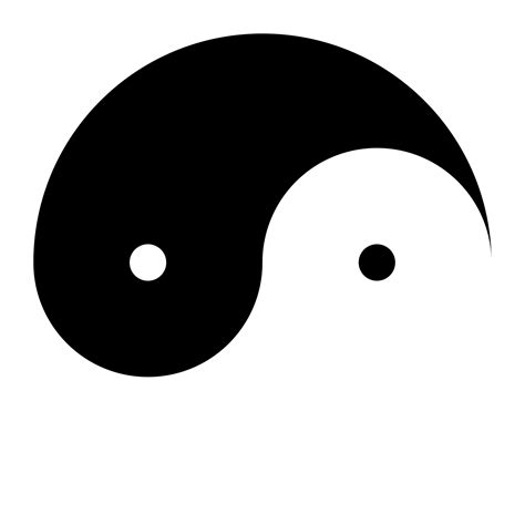 Yin Yang Symbol On Transparent Background 12658671 Png