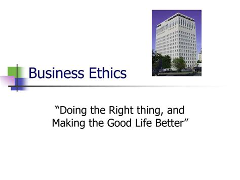 PPT Business Ethics PowerPoint Presentation Free Download ID