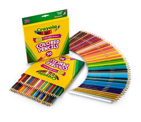 Crayola 50 Count Colored Pencils 2 Pack Mx Juegos Y Juguetes