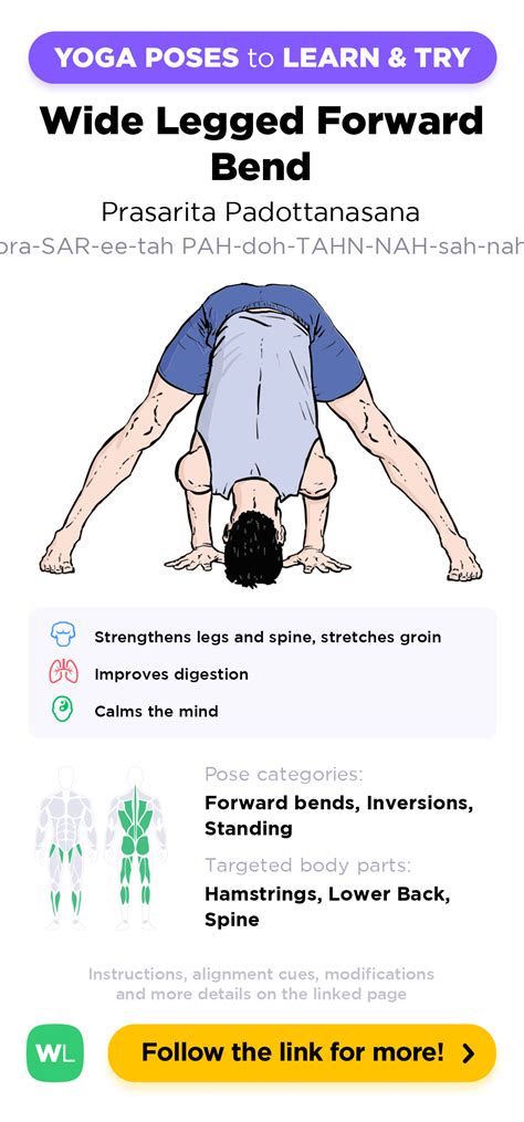 wide legged forward bend prasarita padottanasana yoga poses guide by workoutlabs