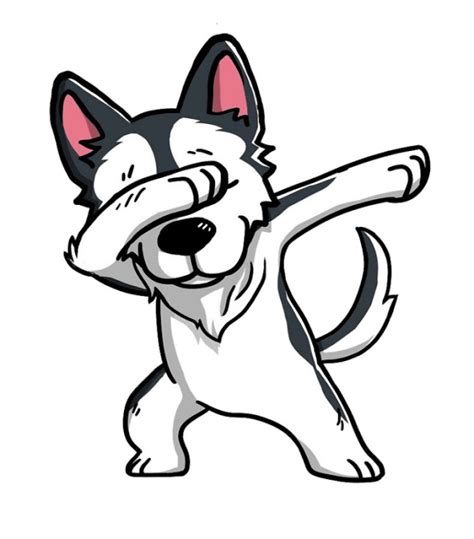 Husky Cartoon Drawing Free Download On Clipartmag