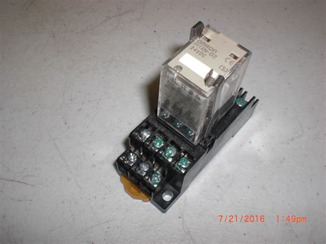 My4n D2 Omron My4n D2 Relay With Din Base 24vdc