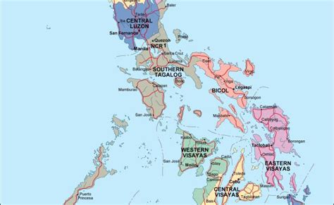 Large Detailed Administrative Map Of Philippines Philippines Large