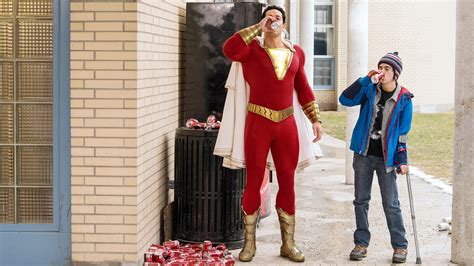 Review Shazam Finds Joy In The Dc Universe Gq