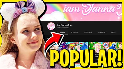 How Iamsanna Got So Popular On Her Second Channel Youtube