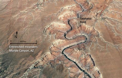 Entrenched Meanders Of Marble Canyon Arizona Azgs