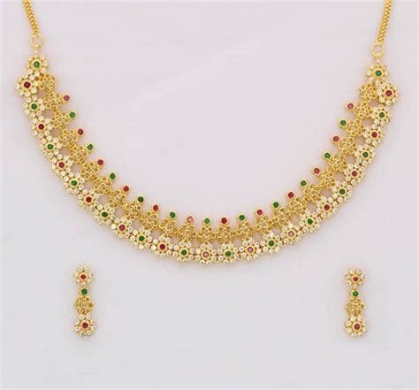 Low to high sort by price: 15 Latest Collection of Gold Necklace Designs in 15 Grams ...