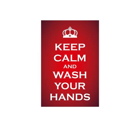 Shop Keep Calm And Wash Your Hands Posters Bannerbuzz Australia