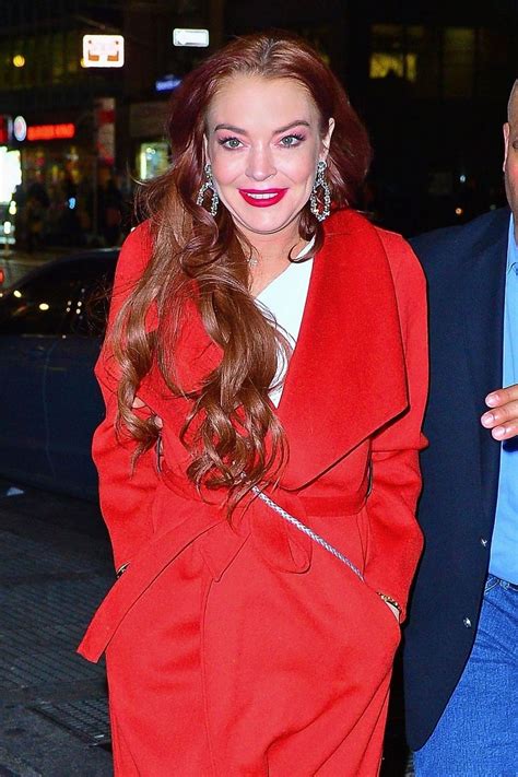 Lindsay Lohan Arriving At The Magic Hour Rooftop Party In Nyc 0107